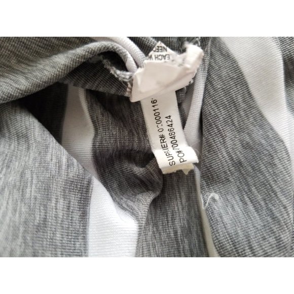 Ralph Lauren RLX Polo Shirt Performance Golf, Men's Size XL Gray White Striped - Picture 8 of 13